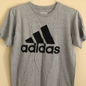 light gray adidas basic tshirt